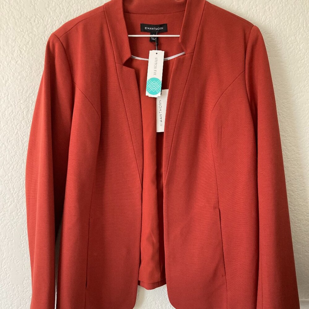 Stella Notched Collar Ponte Blazer